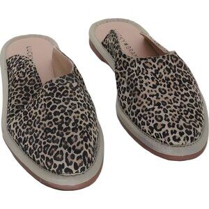 Lucky Brand Leopard Print Mules for Women - Stylish Slip-on Size 6